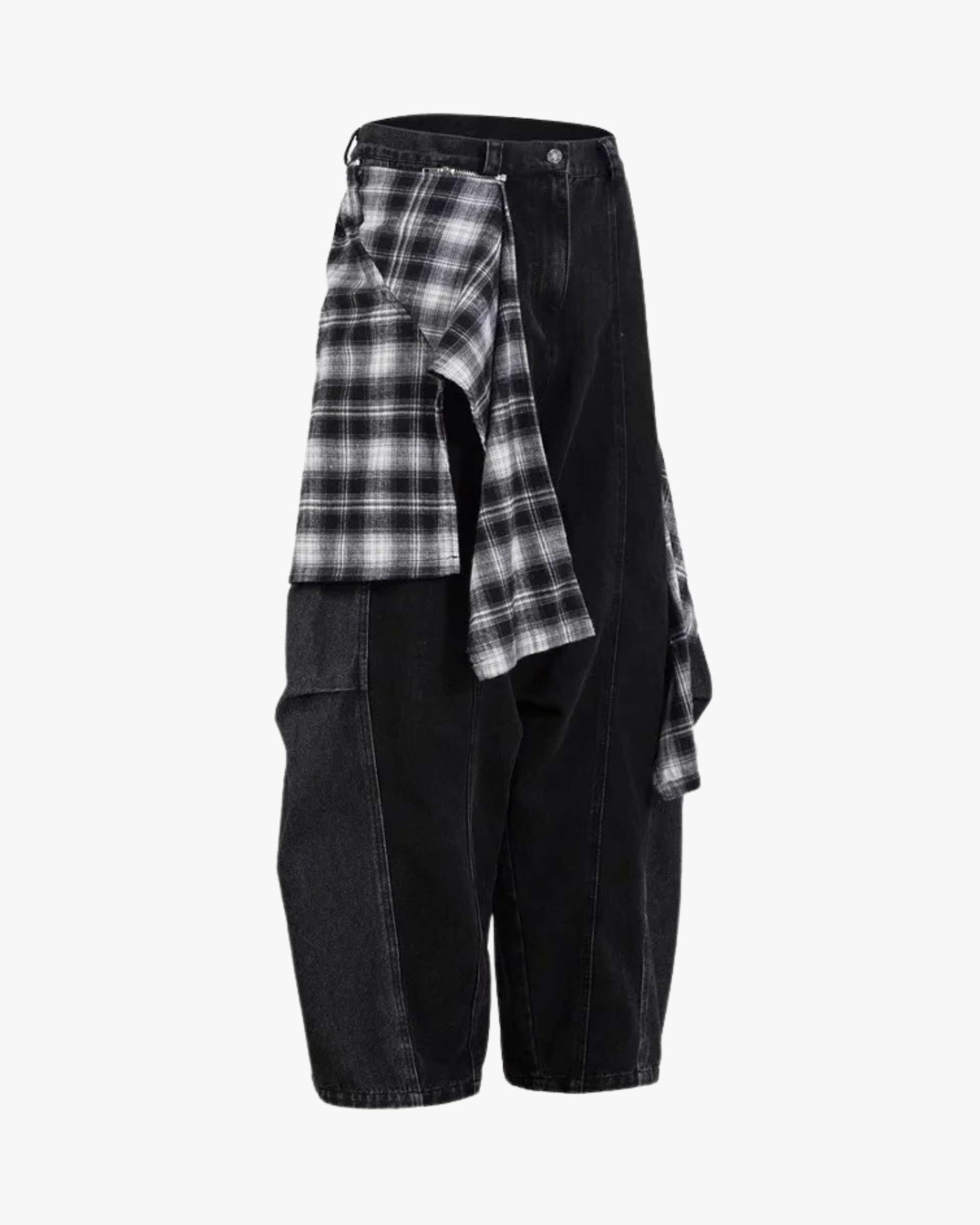 Grunge Layered Jeans